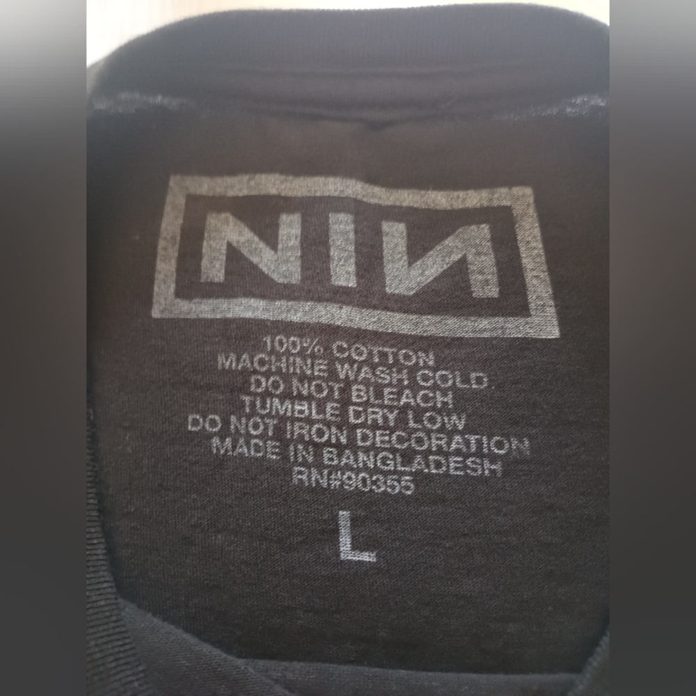 Nine Inch Nails Black "The Fragile" T-Shirt - Picture 3 of 4